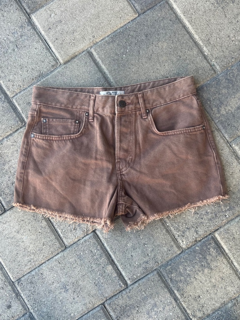 We the Free Brown Micro Shorts BNWOT $80